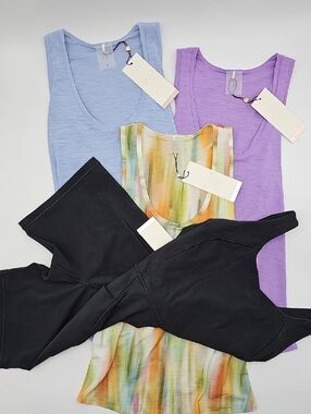 Women's Calia Shorts Bodysuit Tank Top Shirts Bundle Yoga Workout HIIT Lot NWT